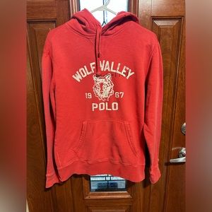Men’s Polo Ralph Lauren Wolf Valley Distressed Hoodie